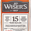 JP Wiser's 15 Year